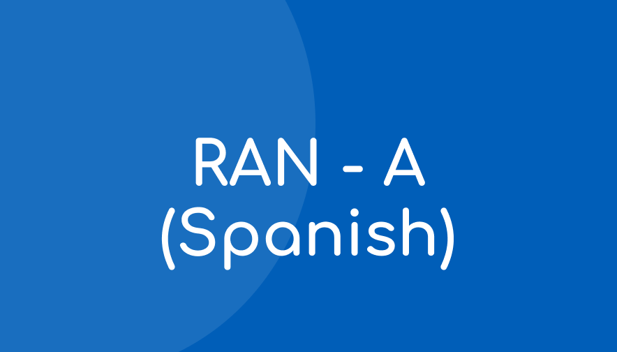 RAN Scoring Booklet A (Spanish)