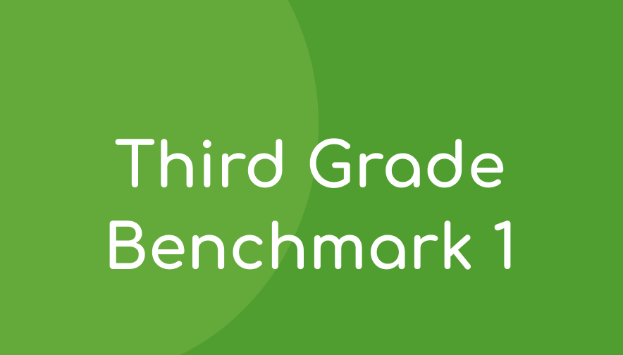 ALO Grade 3 Benchmark 1 Math Materials