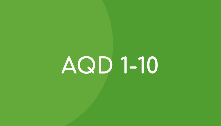 AQD 1-10 Progress Monitoring Student Materials