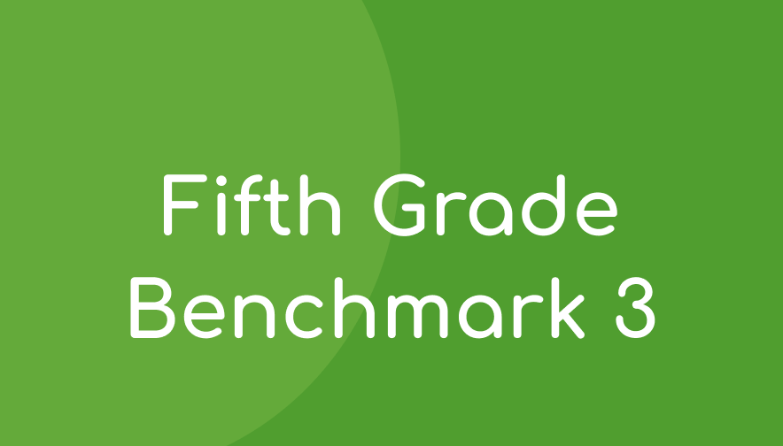 ALO Grade 5 Benchmark 3 Math Materials