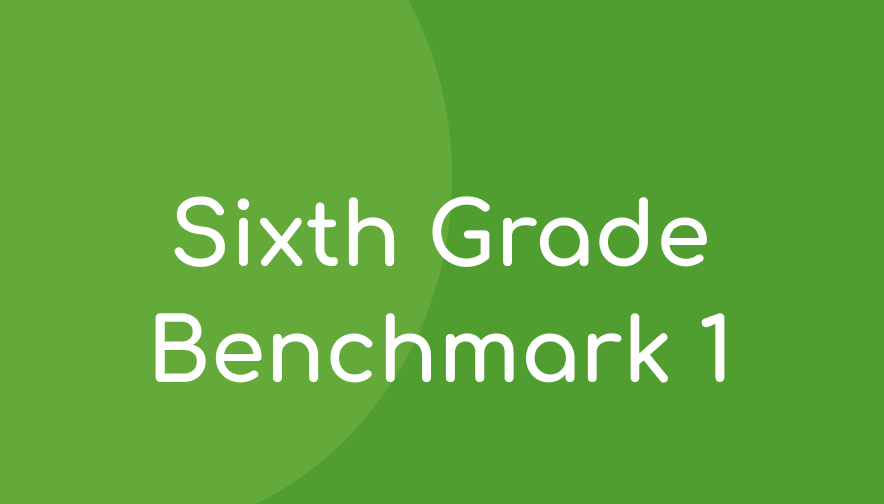 Benchmark Materials – Sixth Grade | Acadience Learning