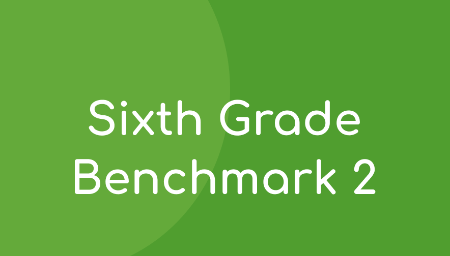 ALO Grade 6 Benchmark 2 Math Materials