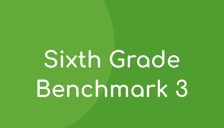 ALO Grade 6 Benchmark 3 Math Materials