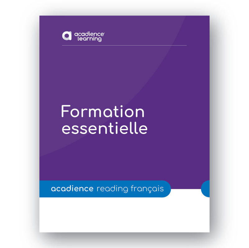 Acadience Reading Français Essential Workshop Workbook [French edition]