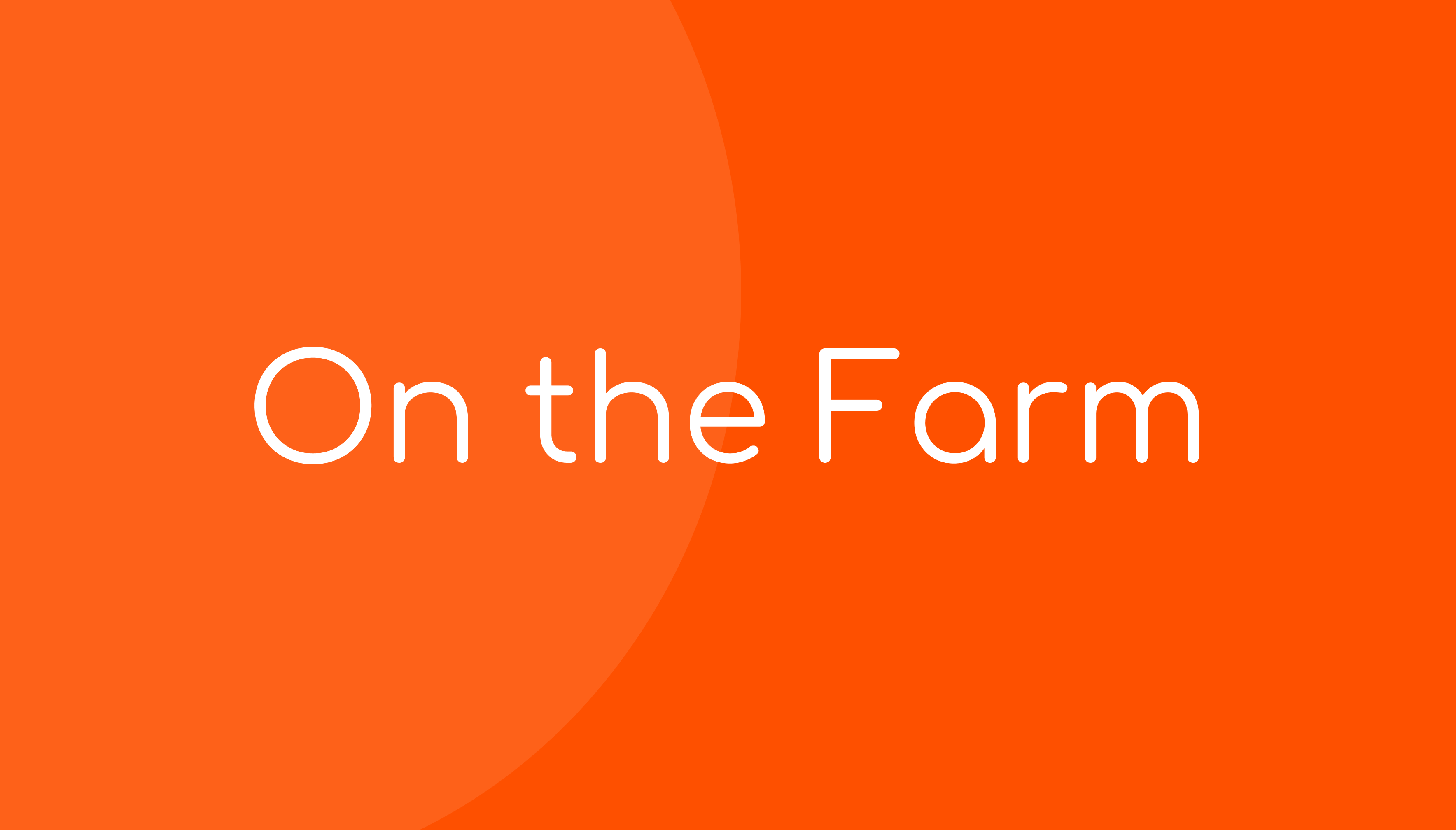 On the Farm