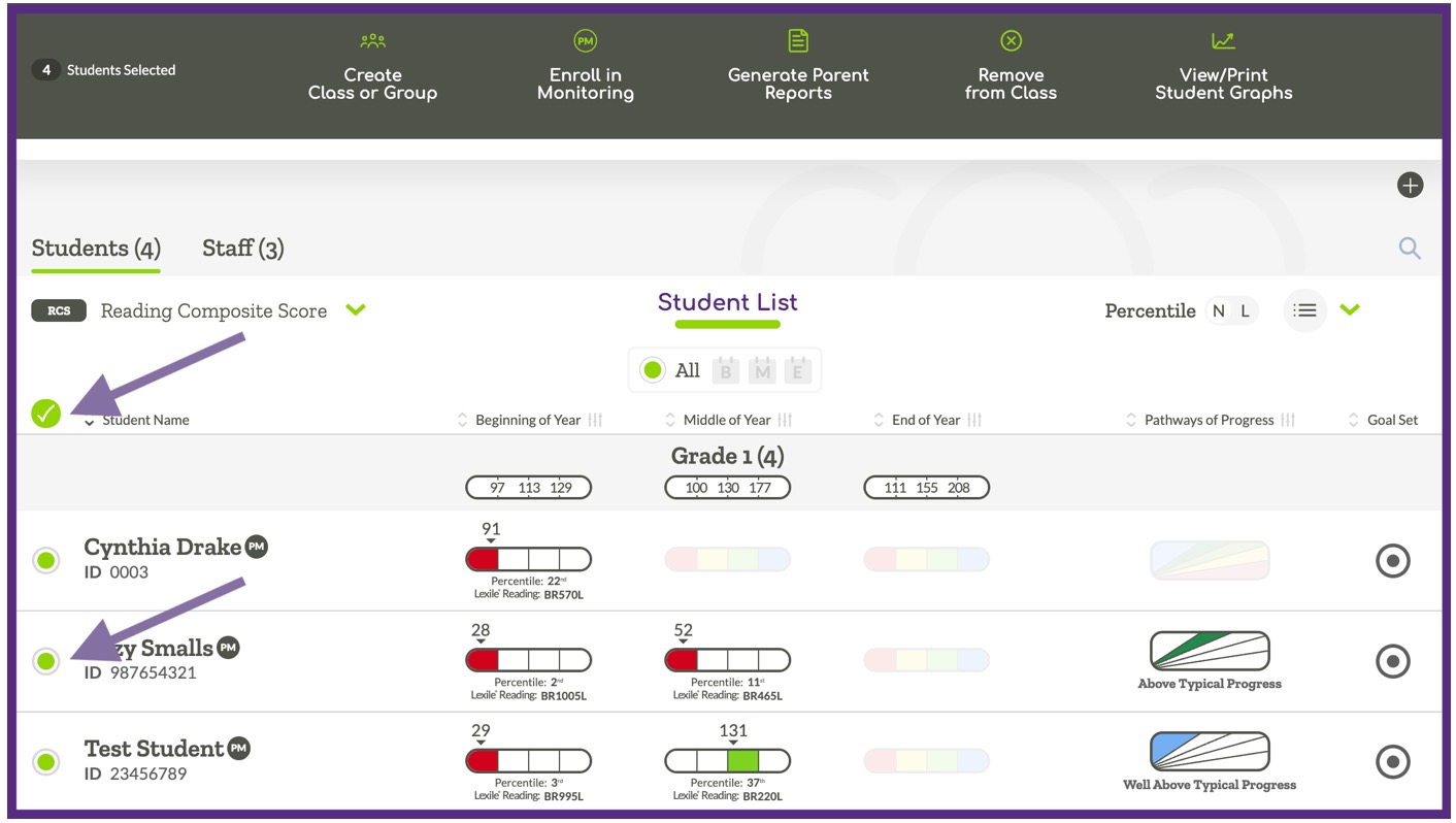 parent report 2