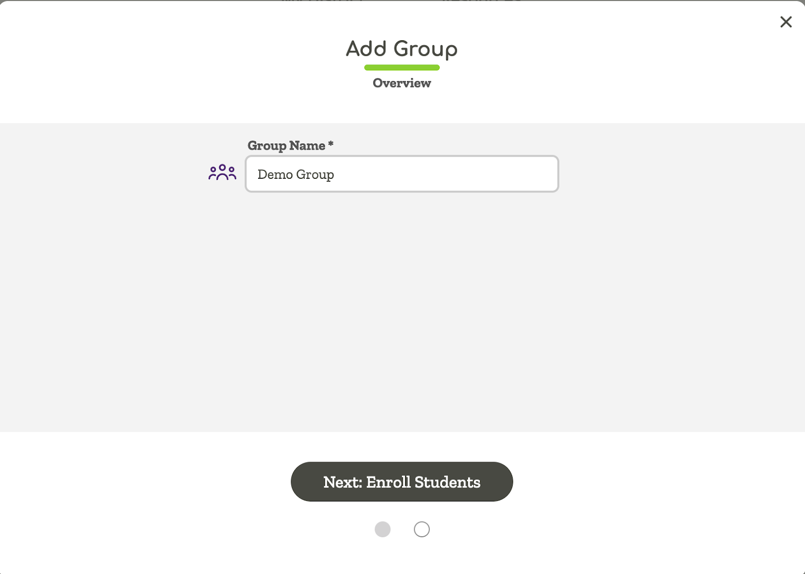 An image of the 'Add Group' form