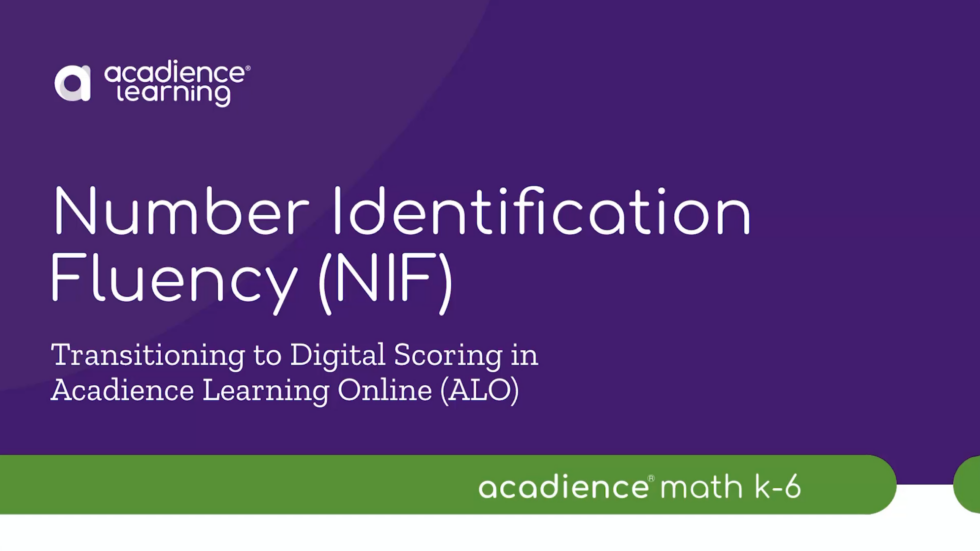 Number Identification Fluency thumbnail